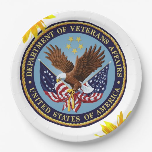 Zonnebloem Veterans Papier Borden Papieren Bordje (Voorkant)