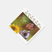 Zonnebloem Veterarian Paper Napkins Servet (Hoek)