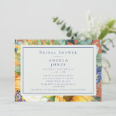 Zonnebloem Vibrance Horizontaal Vrijgezellenfeest Kaart (Staand voorkant)