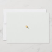 Zonnebloem Vibrance Horizontaal Vrijgezellenfeest Kaart (Achterkant)