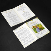 Zonnebloem Viering van de begrafenis van het leven Programma