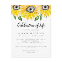 Zonnebloem viering van het leven rouwdienst herden