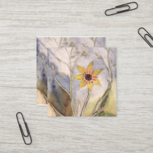 Zonnebloem Vierkante Visitekaartje