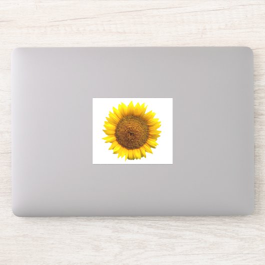 Zonnebloem vinyl sticker (Computer)