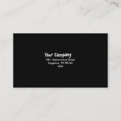 Zonnebloem Visitekaartje (Achterkant)