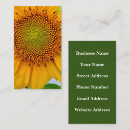 Zonnebloem Visitekaartje