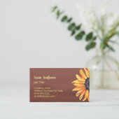 Zonnebloem Visitekaartje (Staand voorkant)