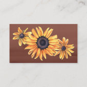 Zonnebloem Visitekaartje (Achterkant)