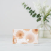 Zonnebloem Visitekaartje (Staand voorkant)