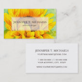 Zonnebloem Visitekaartje (Voorkant / Achterkant)