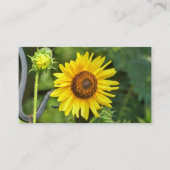 Zonnebloem Visitekaartje (Voorkant)