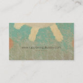 Zonnebloem Visitekaartje (Achterkant)