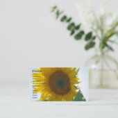Zonnebloem Visitekaartje (Staand voorkant)