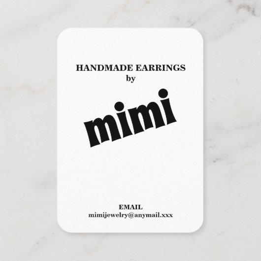 Zonnebloem, Visitekaartje voor beeldscherm (Achterkant)