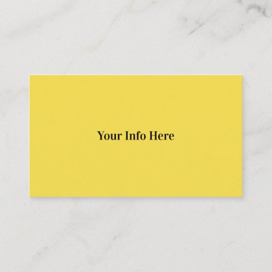 Zonnebloem Visitekaartjes (Achterkant)