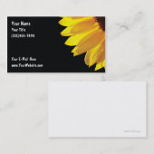 Zonnebloem Visitekaartjes (Voorkant / Achterkant)