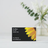 Zonnebloem Visitekaartjes (Staand voorkant)