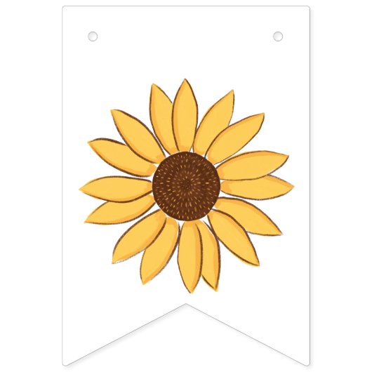 Zonnebloem Vlaggetjes (Eerste vlag)