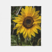 Zonnebloem Vleece Blanket Fleece Deken (Voorkant)