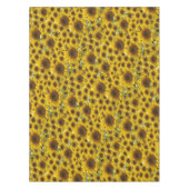 Zonnebloem vlinder hommel tafelkleed (Voorkant)