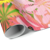 Zonnebloem Vlindermatte omslagpapier Cadeaupapier (Rol Hoek)