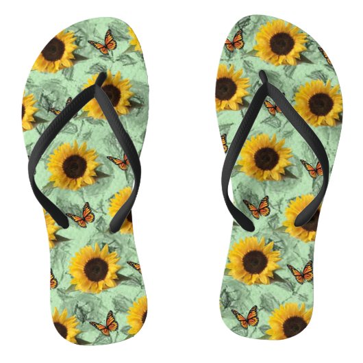 Zonnebloem Vlindermuiltjes Teenslippers (Voetbed)