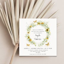 Zonnebloem & Vlinders Eerste Heilige Communie