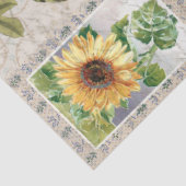  Zonnebloem Vlinderzaadpakket Ephemera Tissuepapier (Detail)