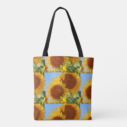Zonnebloem - Volg het licht Tote Bag (Achterkant)