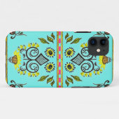 Zonnebloem Volkspatroon door Alexandra Cook Case-Mate iPhone Case (Achterkant (horizontaal))