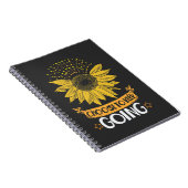 Zonnebloem voor de geestelijke gezondheid notitieboek (Rechterzijde)