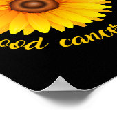 Zonnebloem voor kinderkanker poster (Hoek)