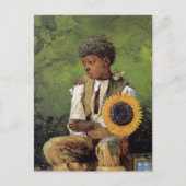 Zonnebloem voor leraar Winslow Homer Briefkaart (Voorkant)