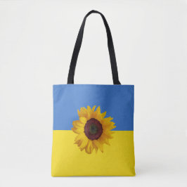 Zonnebloem voor Oekraïne Design Tote Bag