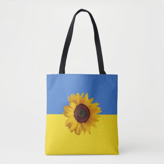 Zonnebloem voor Oekraïne Design Tote Bag (Voorkant)