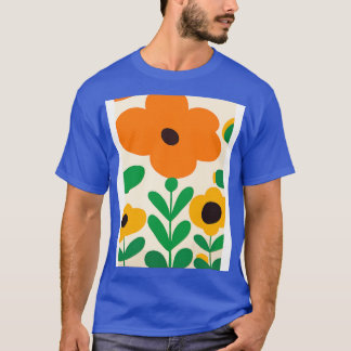 Zonnebloem vormen 1 t-shirt