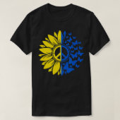 Zonnebloem Vrede Oekraïne Oekraïense vlag Fla T-shirt (Design voorkant)