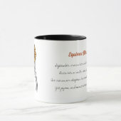 Zonnebloem vreugde voor September Verjaardagen Mok (Midden)