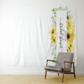 Zonnebloem Vrijgezellenfeest Achtergrond Foto Prop Wandkleed (In Situ (horizontaal))