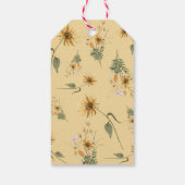 Zonnebloem Vrijgezellenfeest dank u cadeau Label Cadeaulabel (Achterkant)