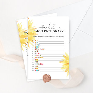 Zonnebloem vrijgezellenfeest emoji picoloog