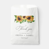 Zonnebloem Vrijgezellenfeest Favor Bags Bedankzakje (Voorkant)