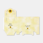 Zonnebloem Vrijgezellenfeest Favor Box Bedankdoosjes (Uitgevouwen)