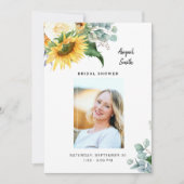 Zonnebloem Vrijgezellenfeest Foto Eucalyptus Kaart (Voorkant)