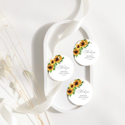 Zonnebloem Vrijgezellenfeest Gift Label