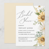 Zonnebloem Vrijgezellenfeest Kaart (Voorkant / Achterkant)