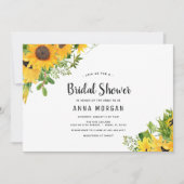 Zonnebloem Vrijgezellenfeest Kaart (Voorkant)