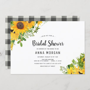 Zonnebloem Vrijgezellenfeest Kaart