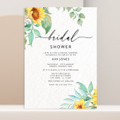 Zonnebloem vrijgezellenfeest kaart