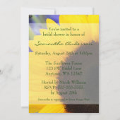 Zonnebloem Vrijgezellenfeest Kaart (Achterkant)